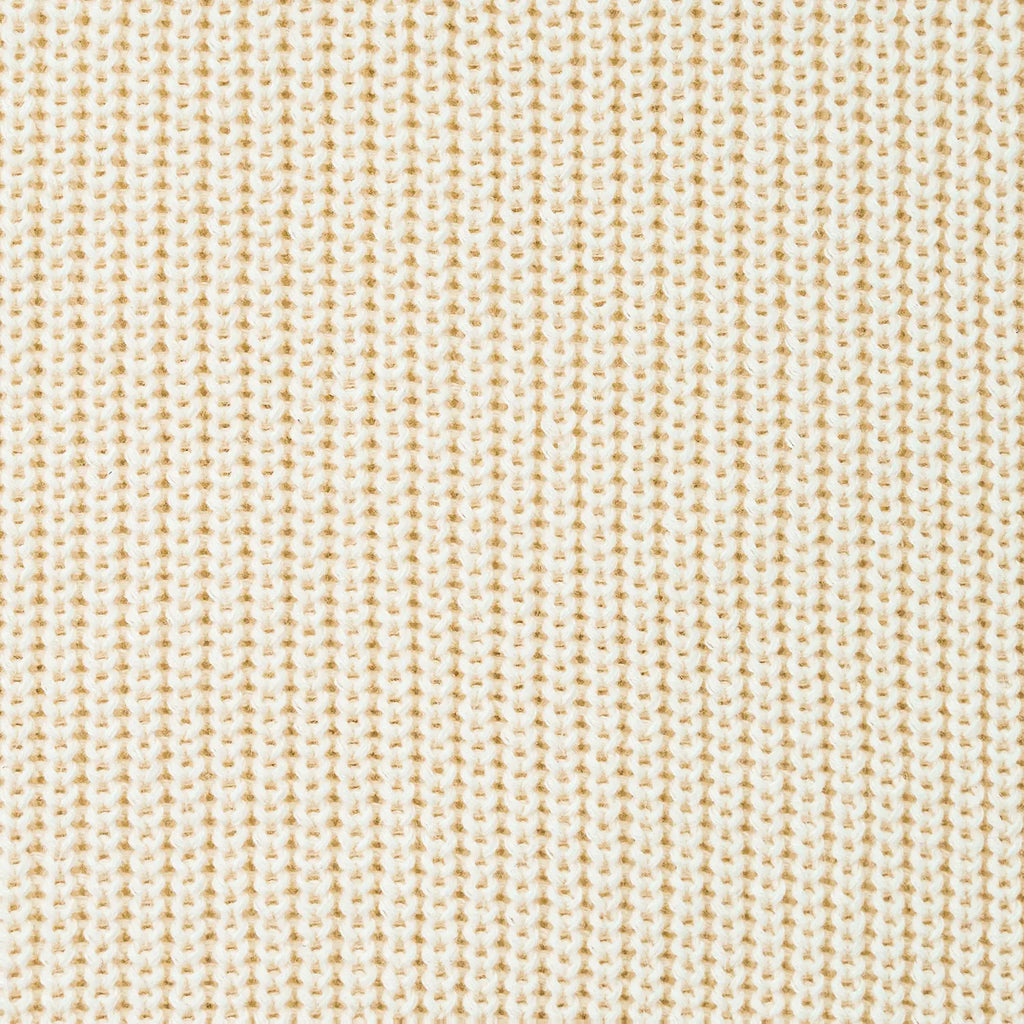 Classic Knit Baby Sweater in Cream