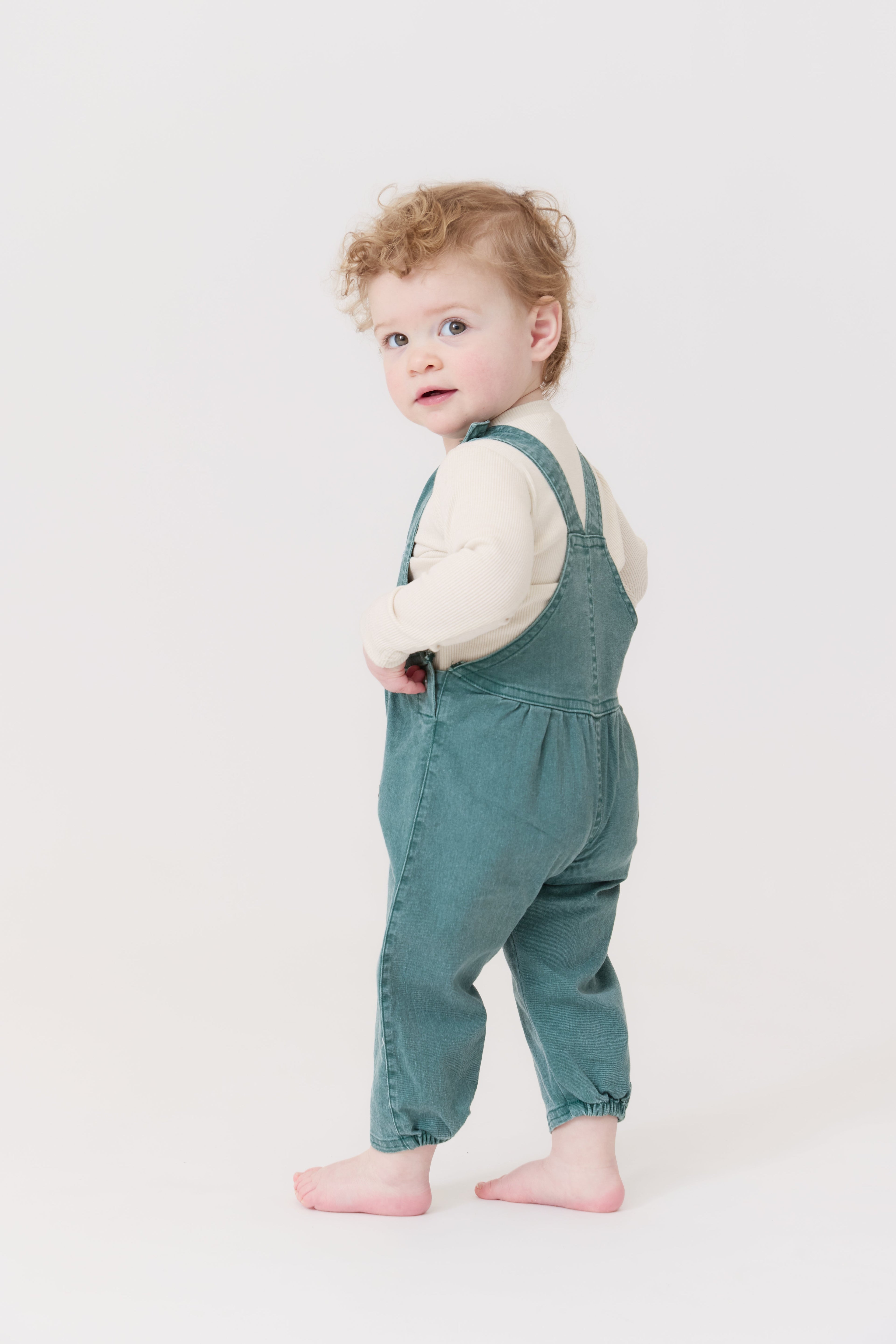 Louise Overalls - Emerald