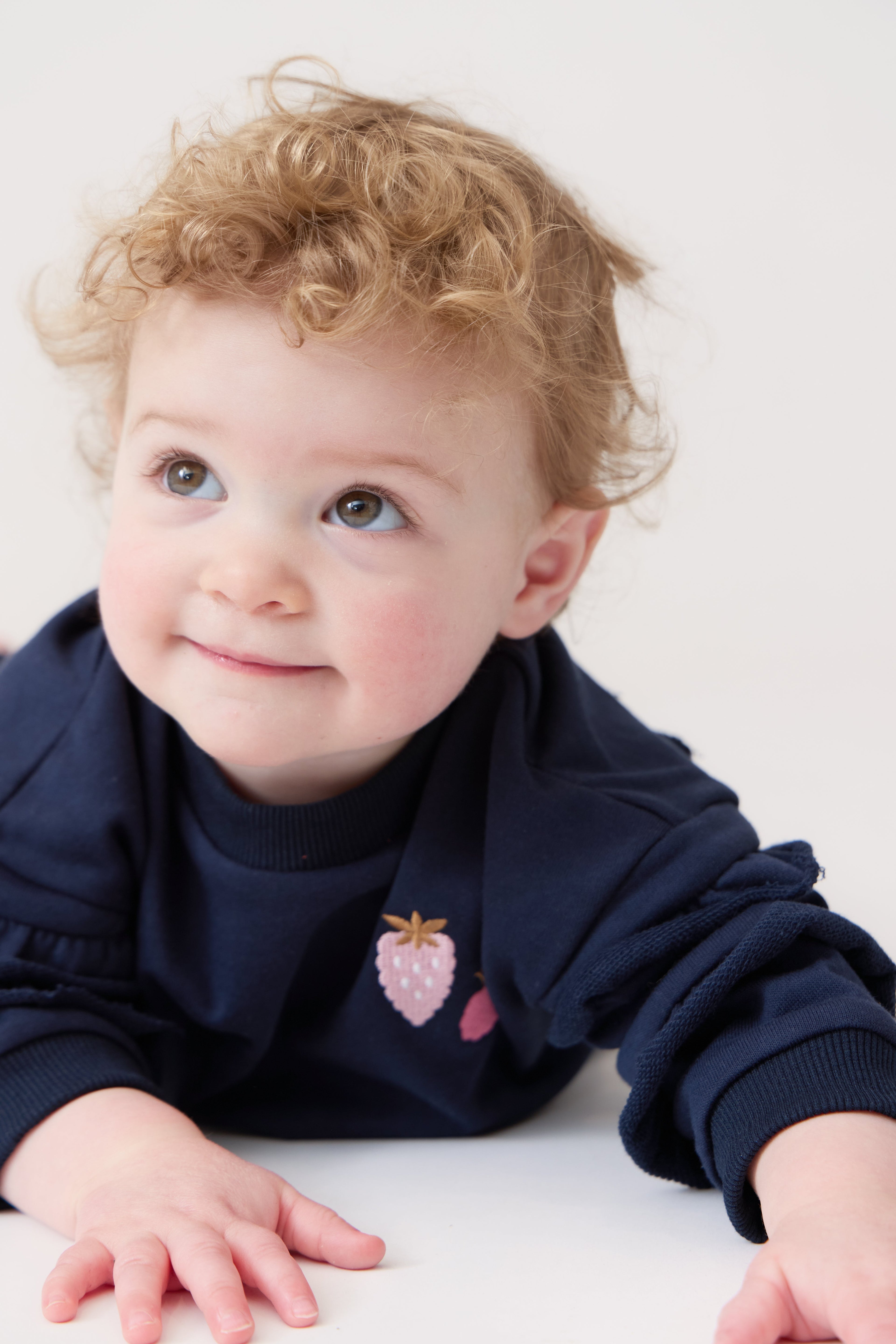 Nina Ruffled Set - Navy