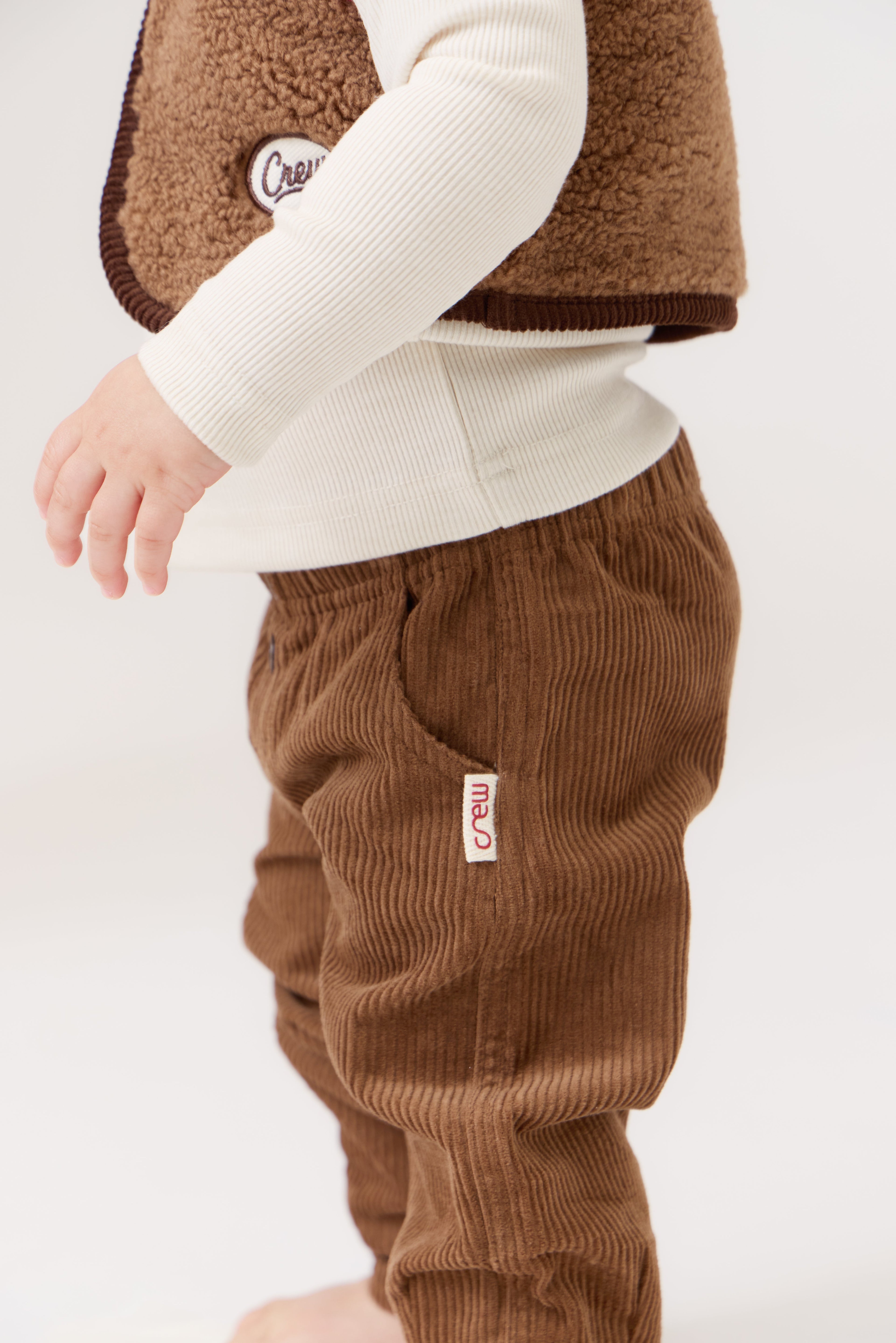 Aiden Barrel Pants - Tan