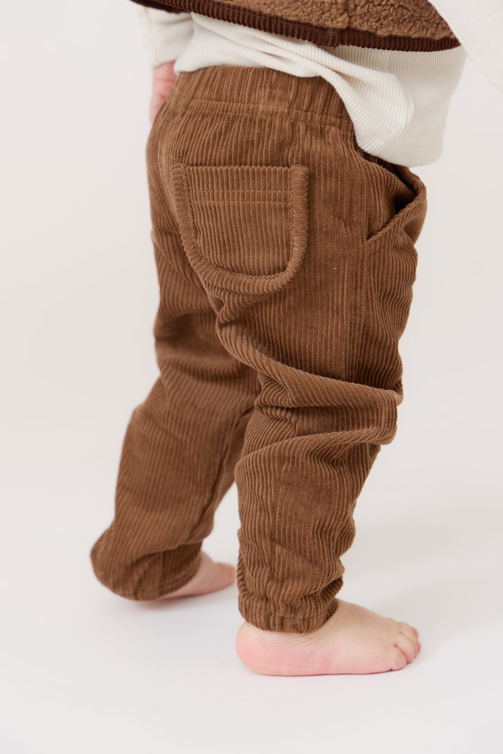 Aiden Barrel Pants - Tan