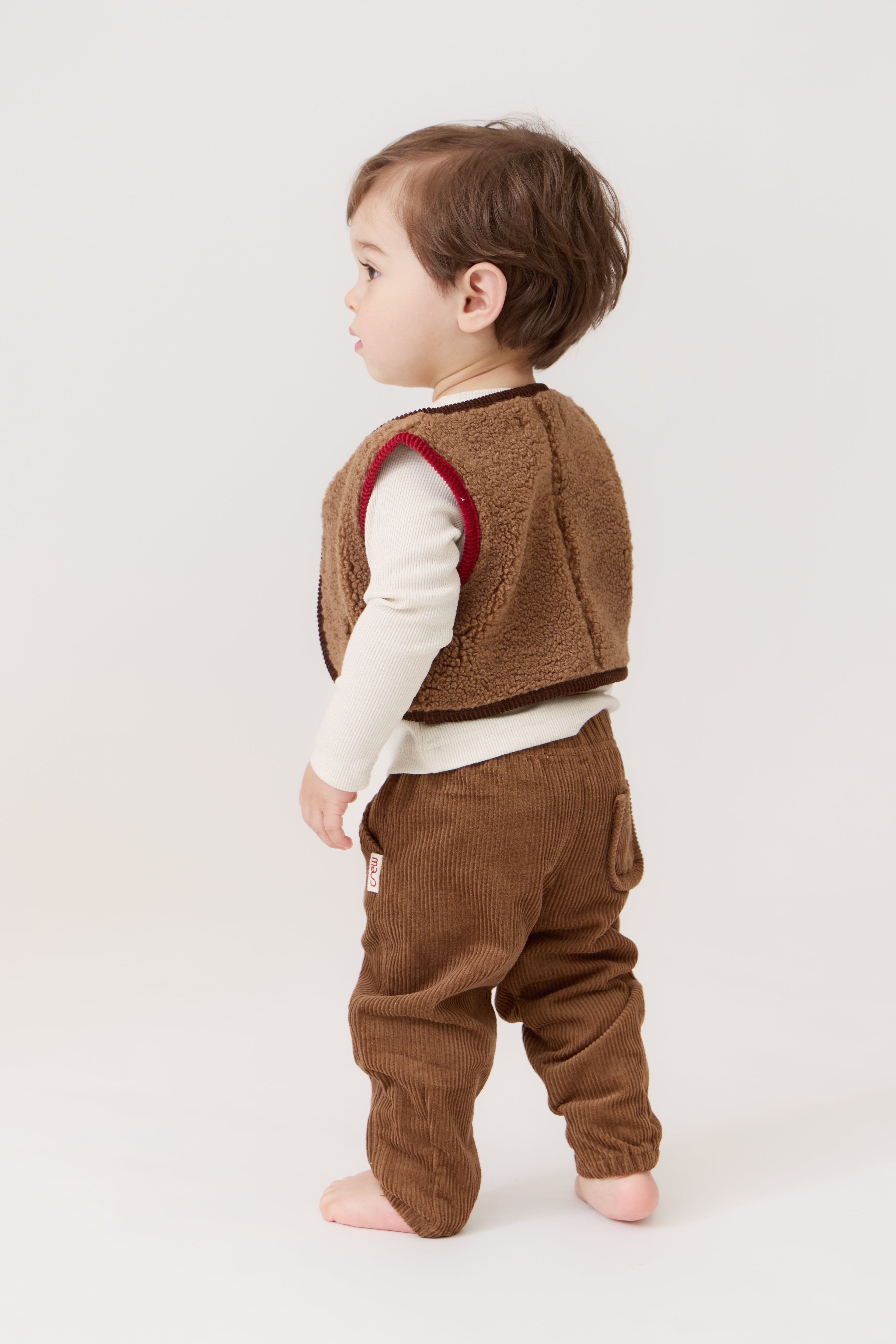 Aiden Barrel Pants - Tan