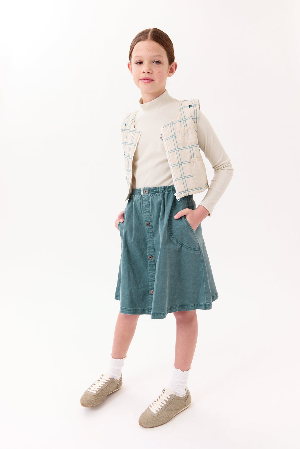 Louise Skirt - Emerald
