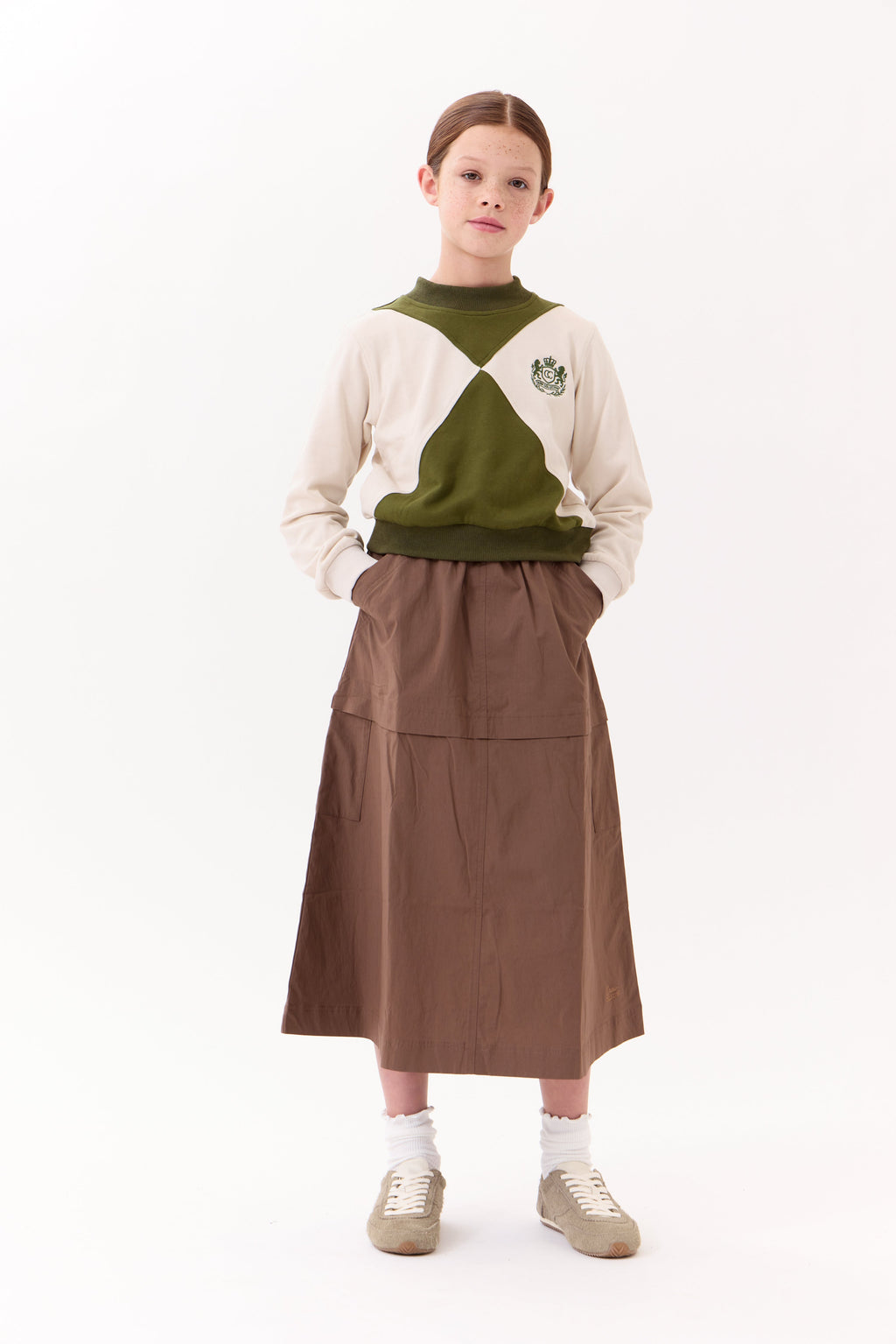 Gia Maxi Skirt - Brown