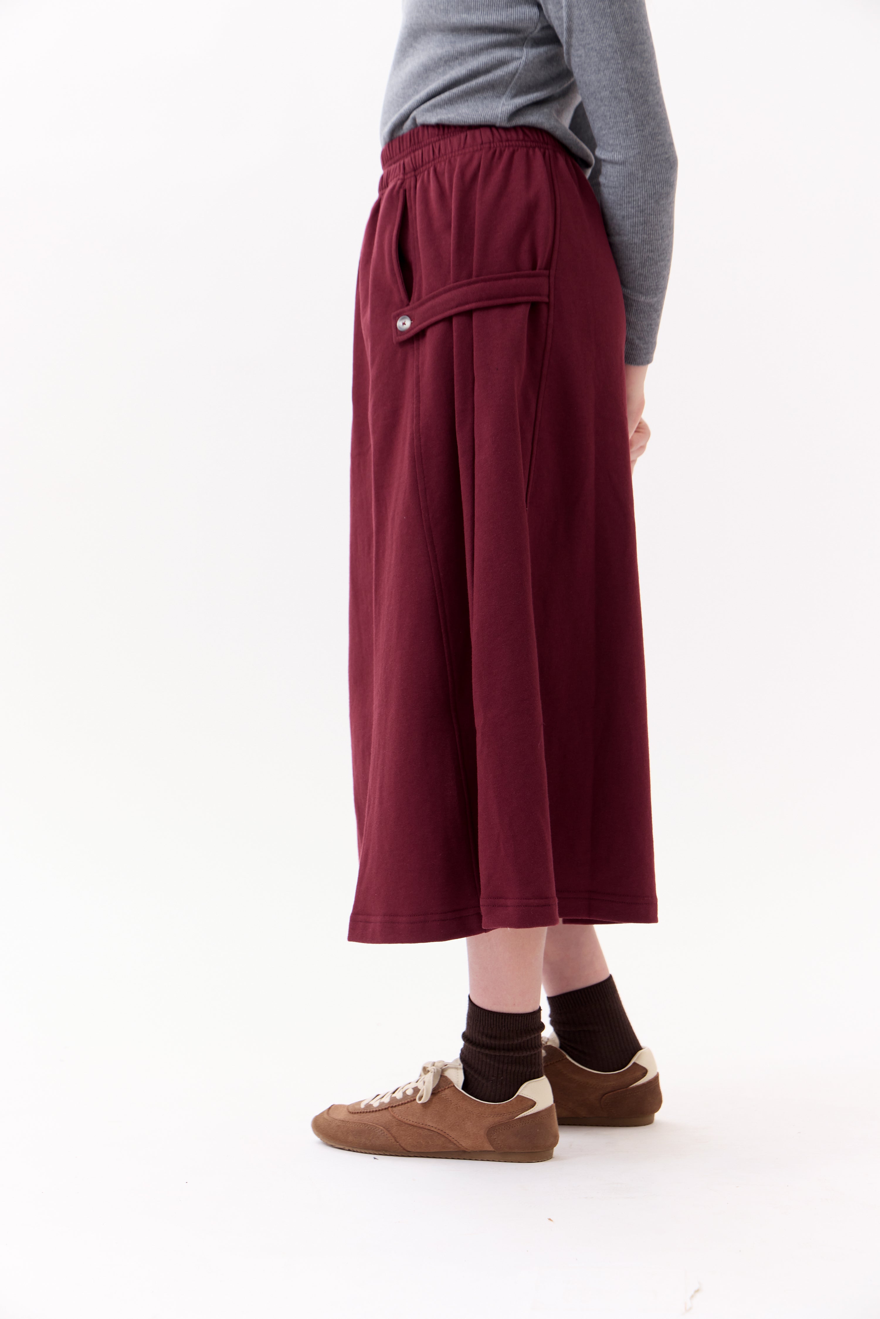 Stella Maxi Skirt - Merlot