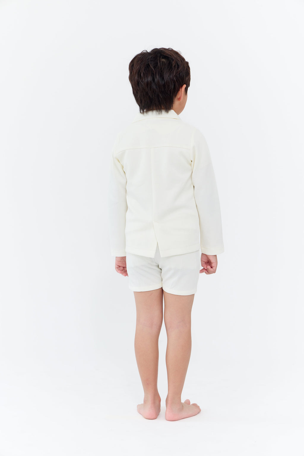 London Cotton Blazer - White