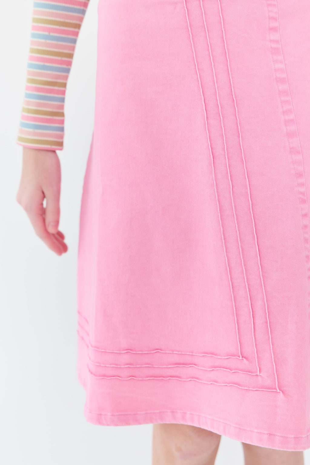 Jessica Denim Skirt - Pink