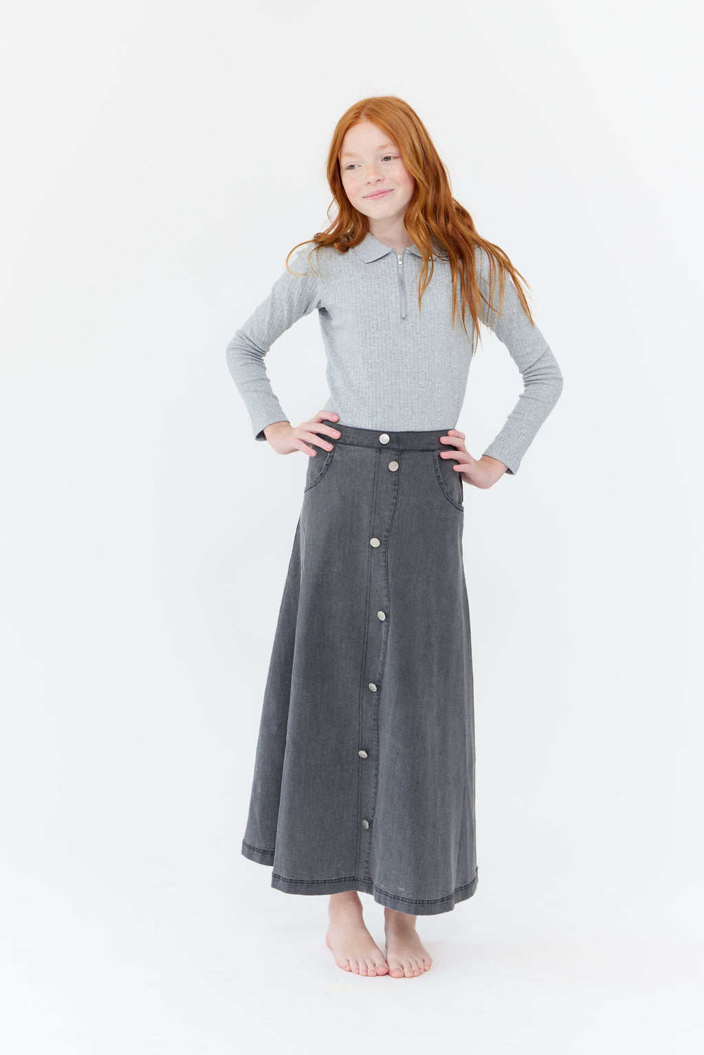 Olivia Tee - Grey