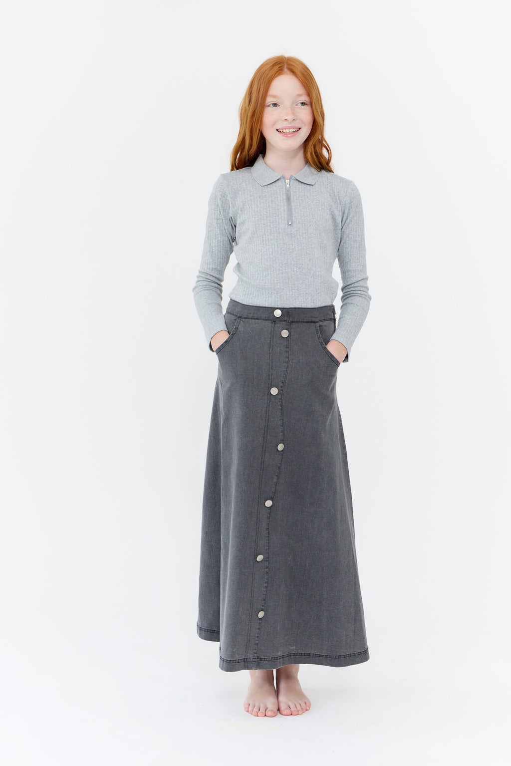 Aubrey Maxi Skirt - Black