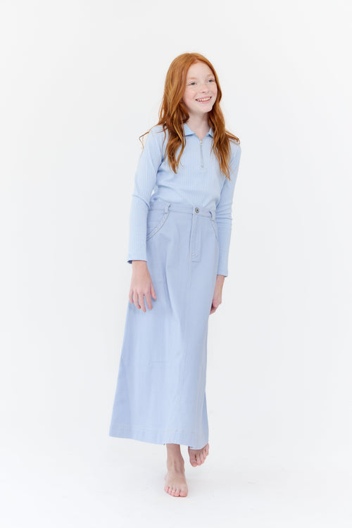 Ali Maxi Skirt - Blue