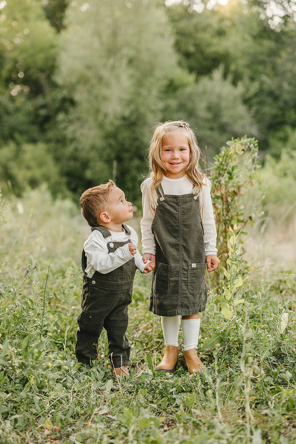 Green Corduroy Dress