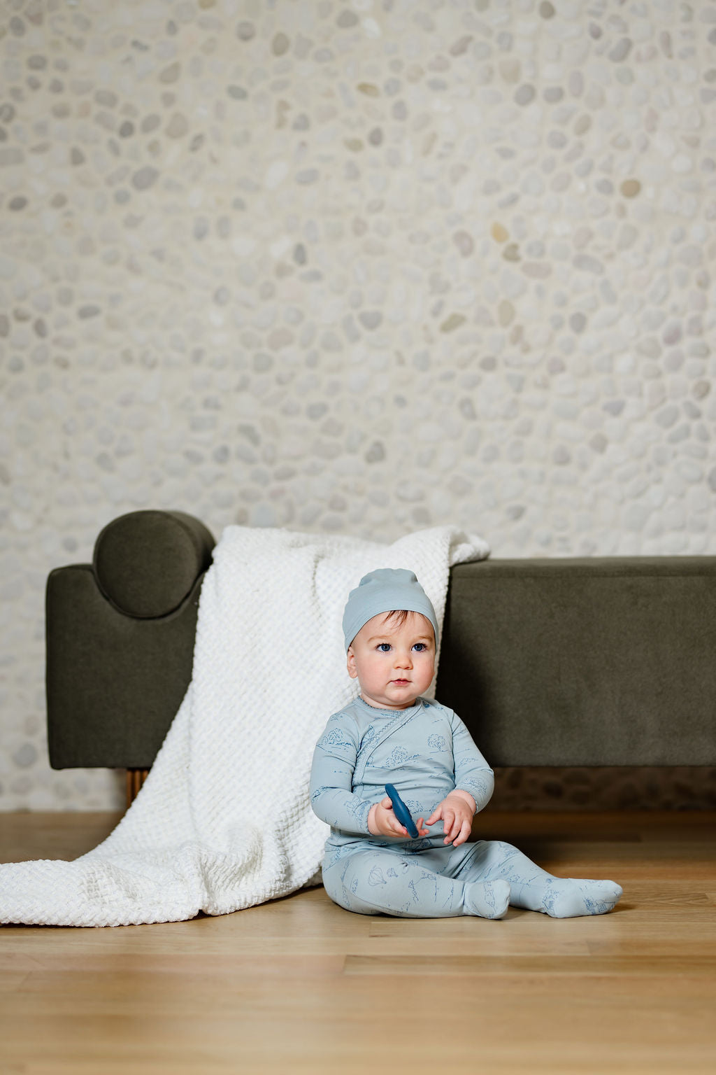 Toile Footie-Blue