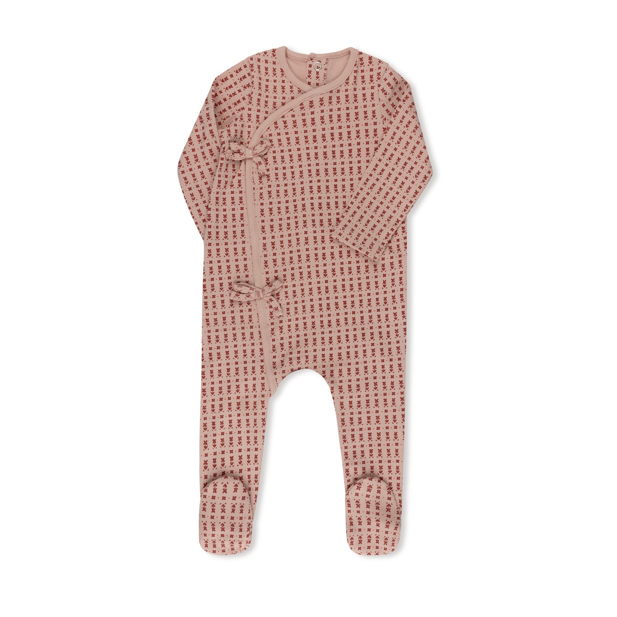 Ditsy Print Footie