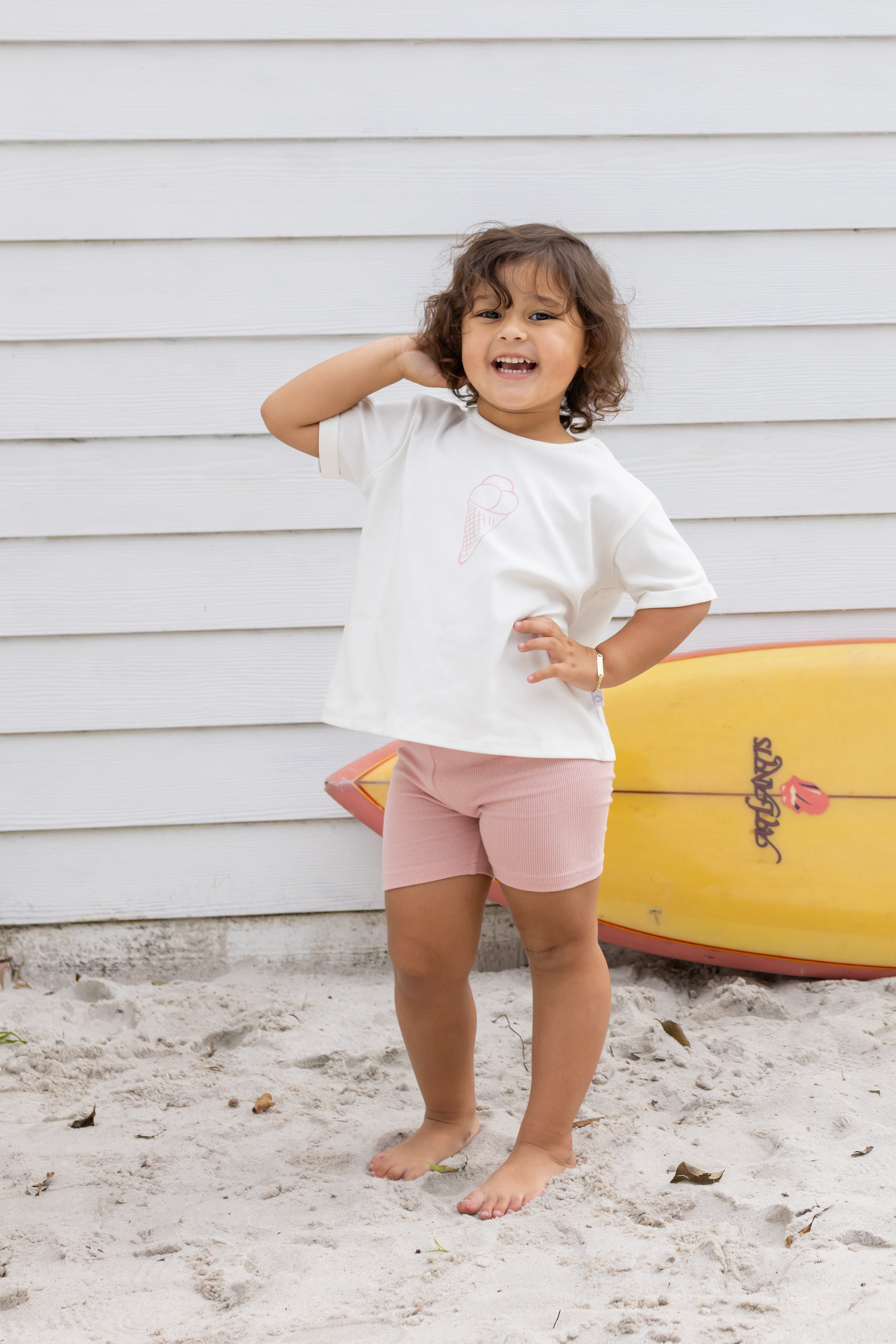 Oversized Tee Set- Pink