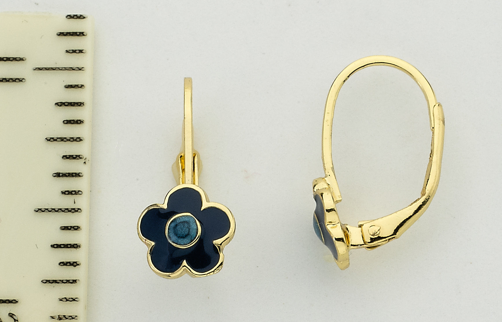 Enamel Flower Earring