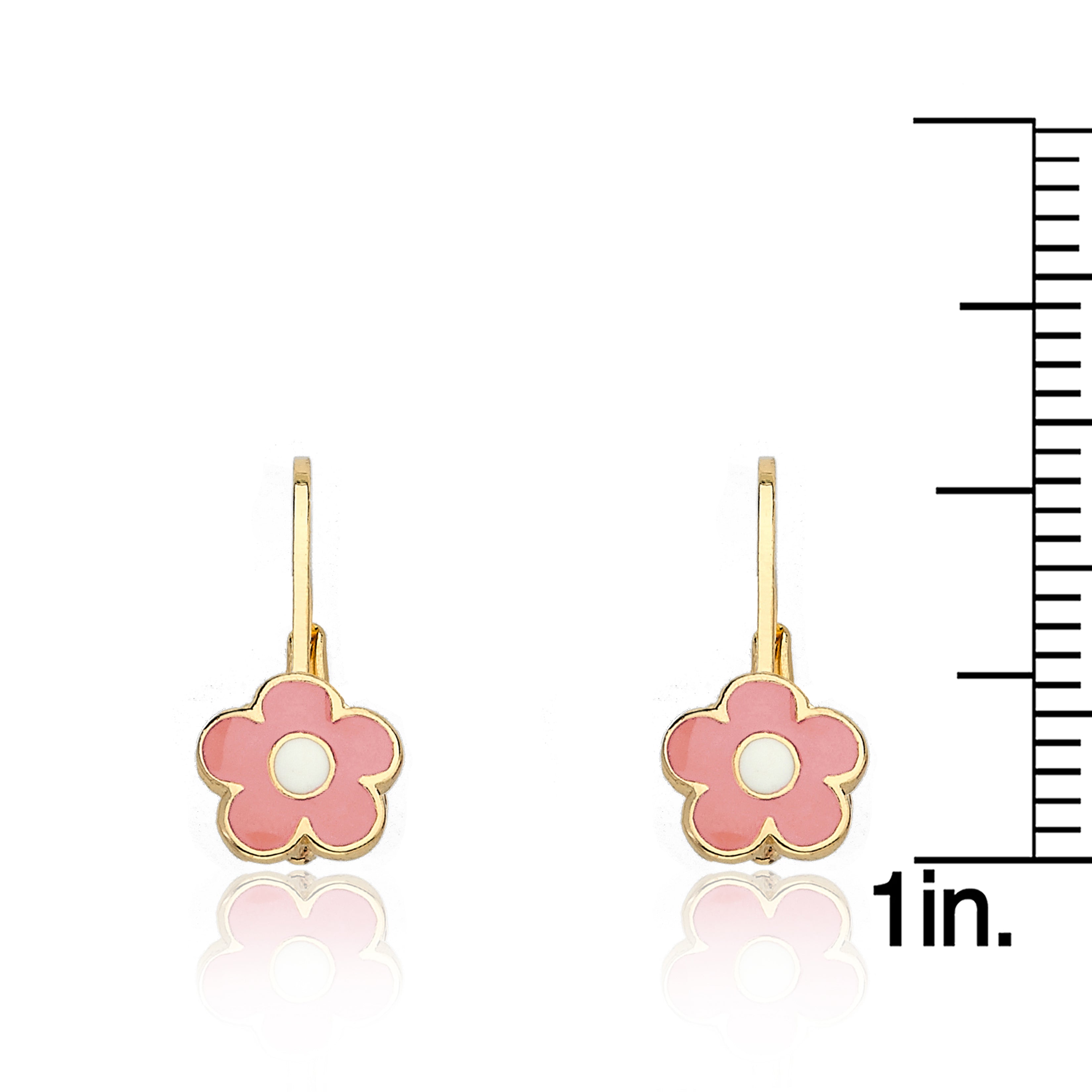 Enamel Flower Earring