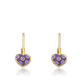 Polka Dot Heart Earring