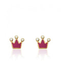 Crown Stud Earring