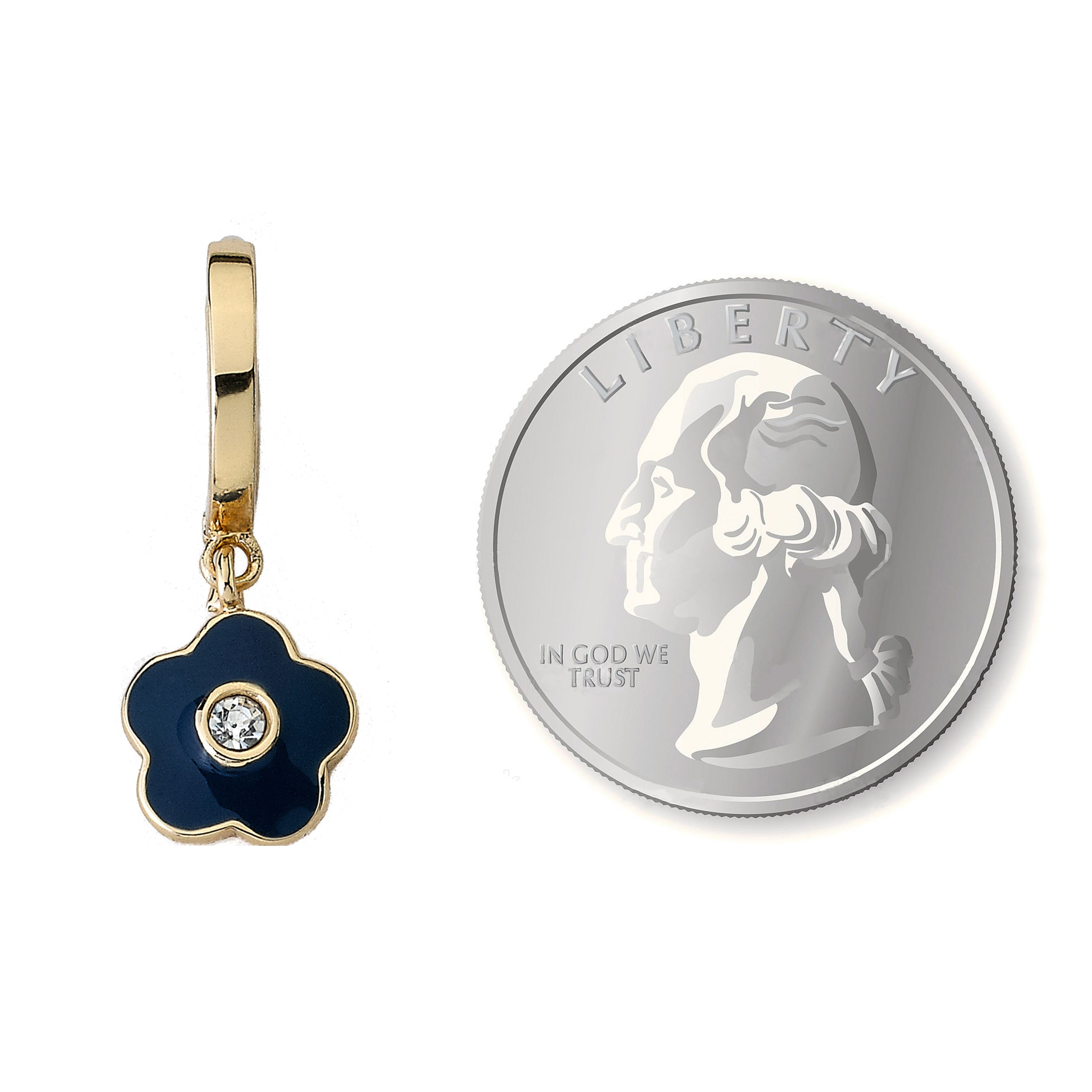 Flower Huggy Earring