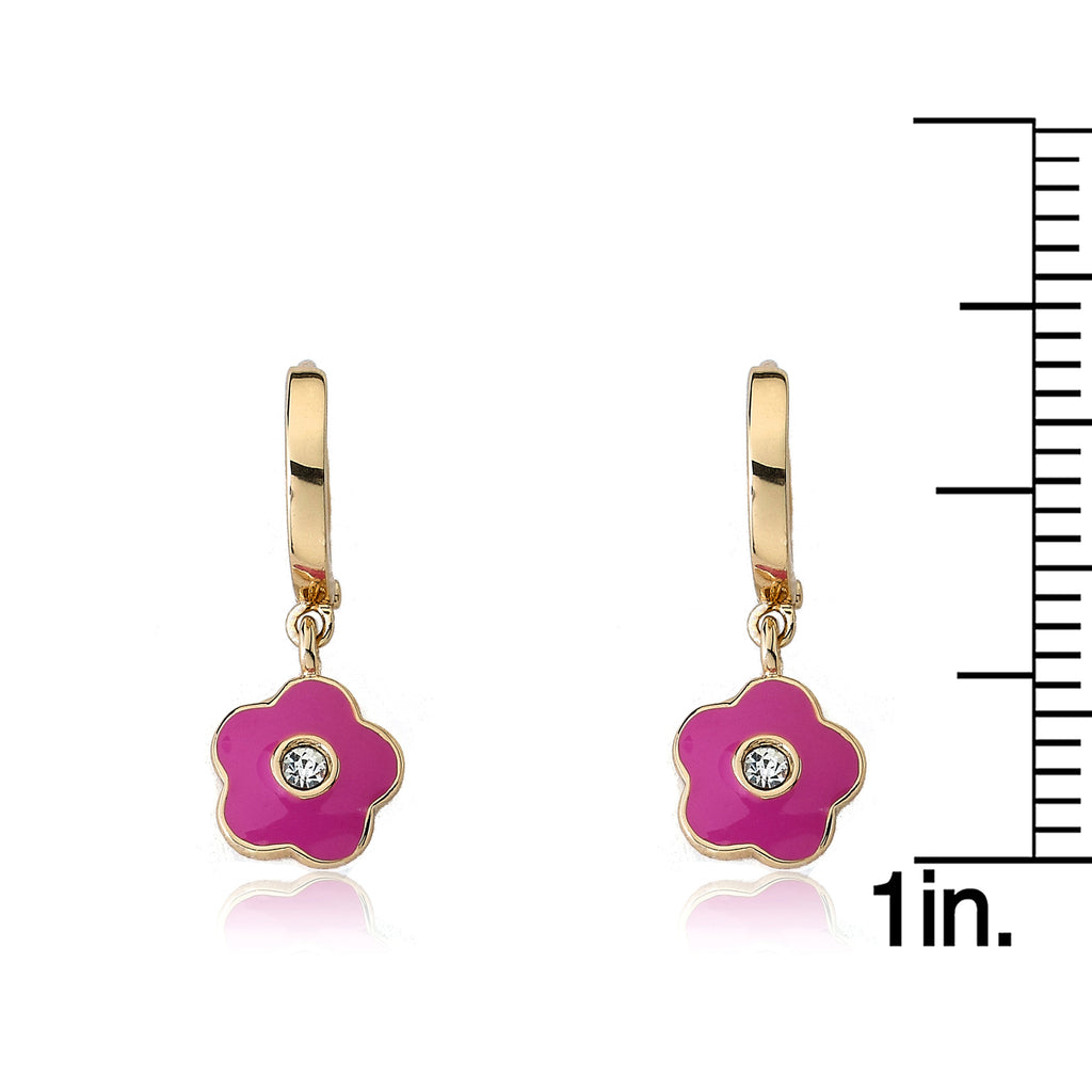 Flower Huggy Earring