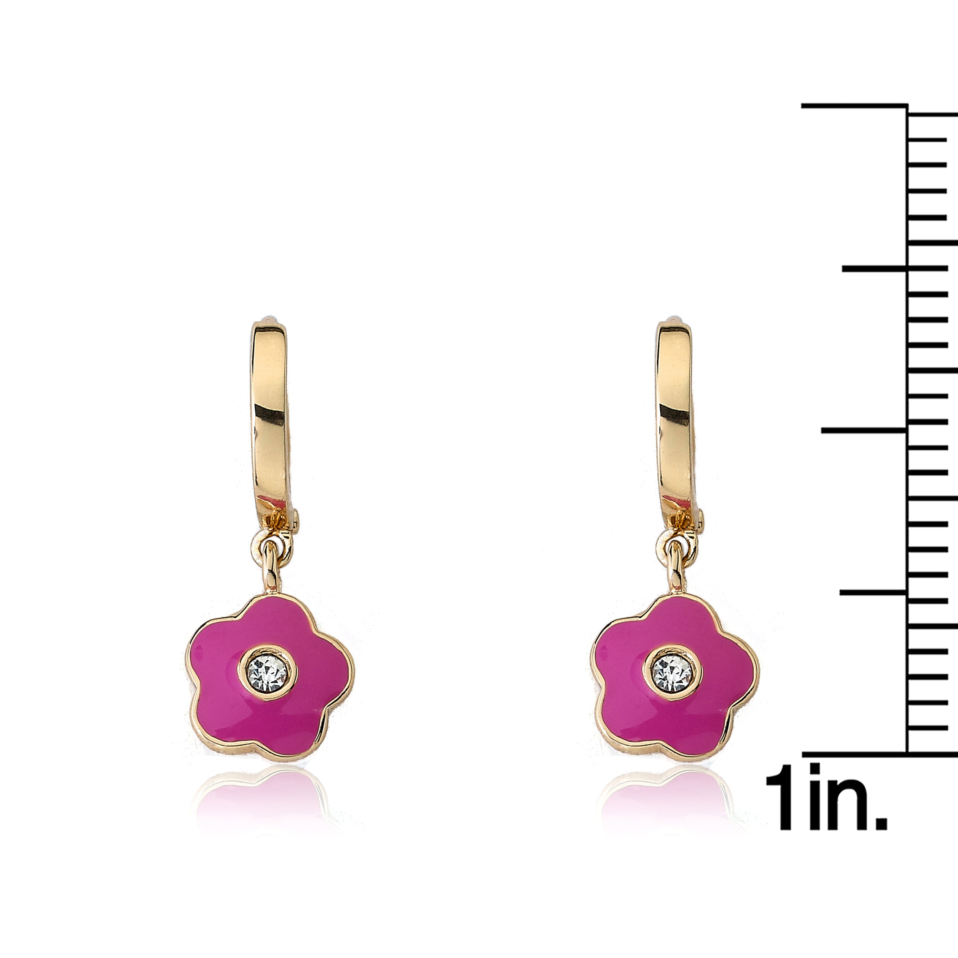 Flower Huggy Earring