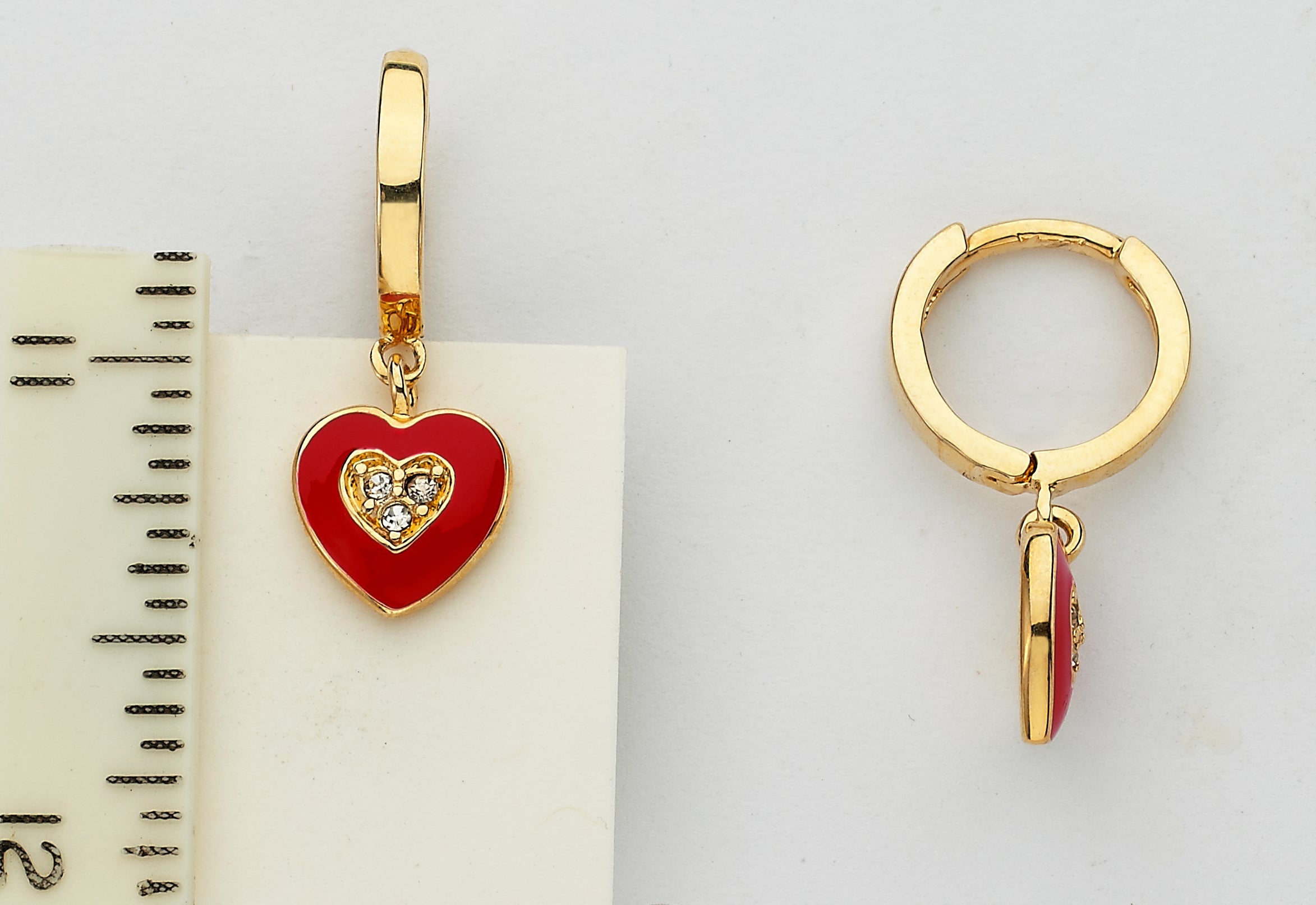 Heart Huggy Earring