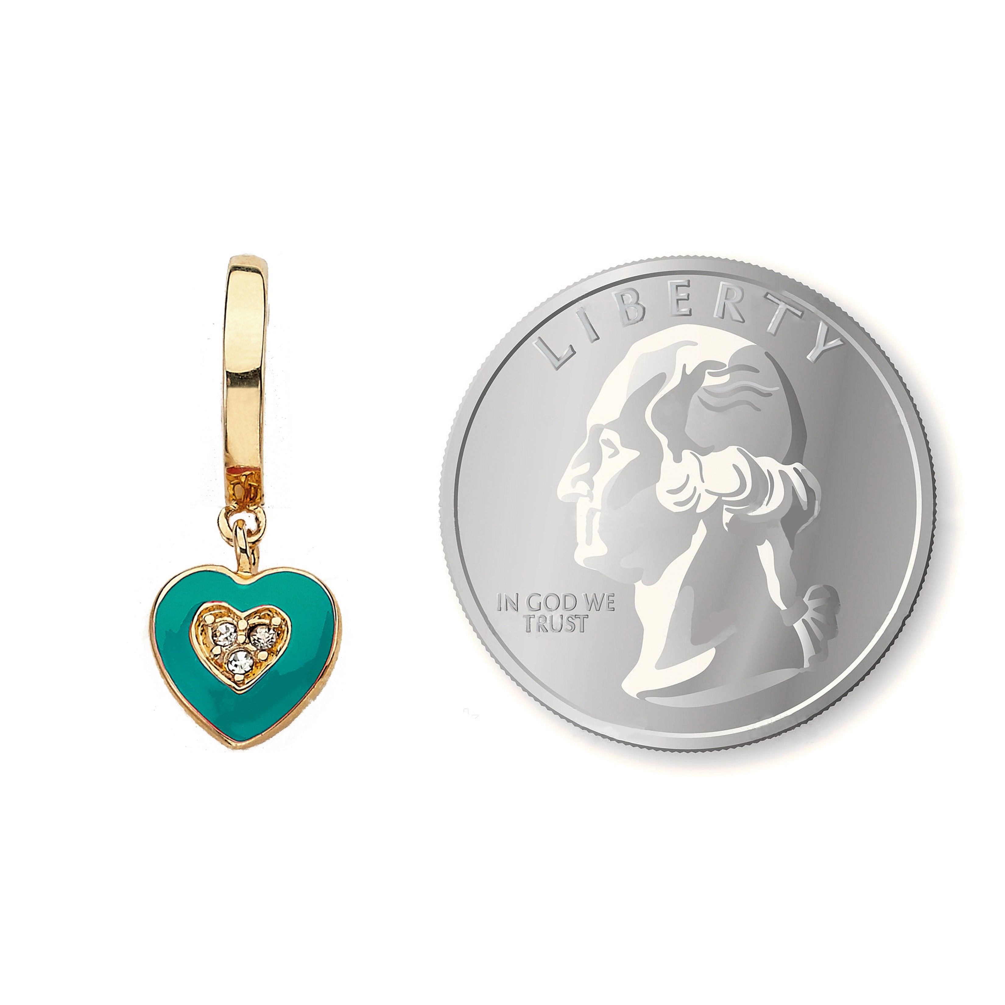 Heart Huggy Earring