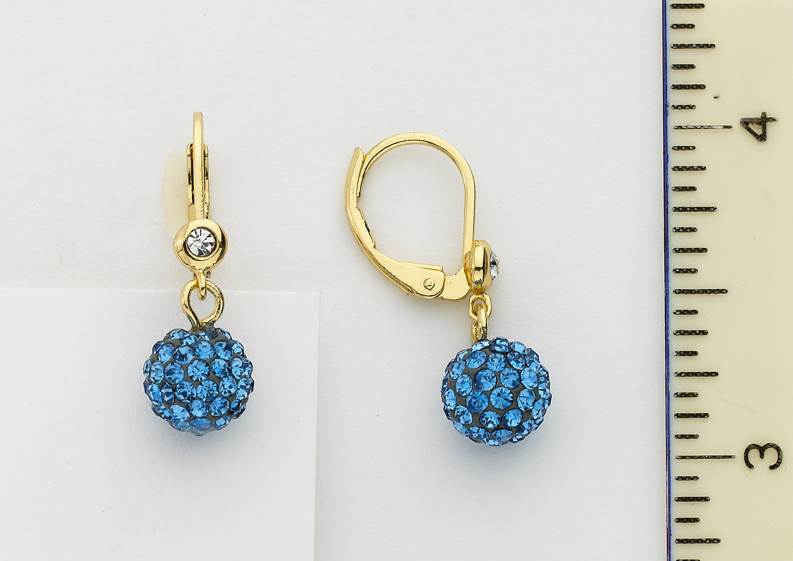Crystal Ball Dangle Earring