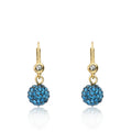 Crystal Ball Dangle Earring