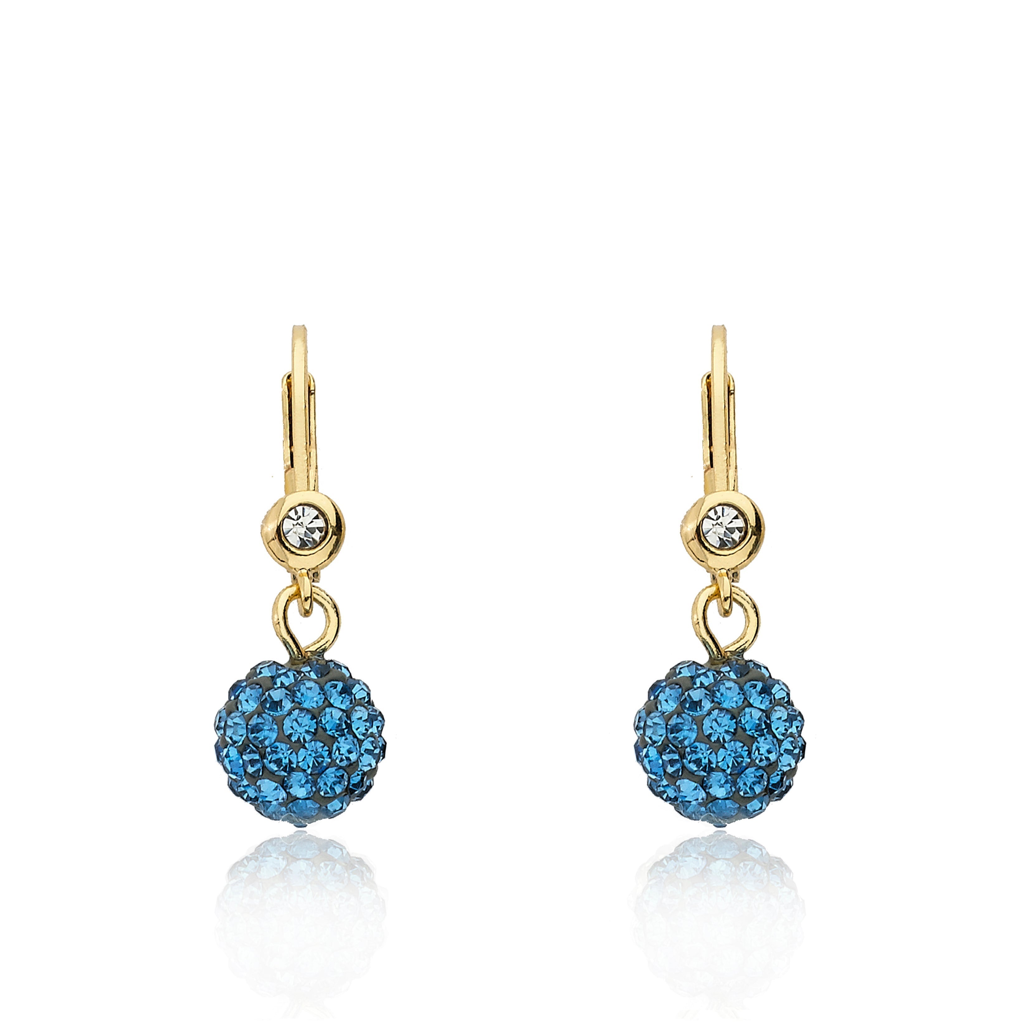 Crystal Ball Dangle Earring