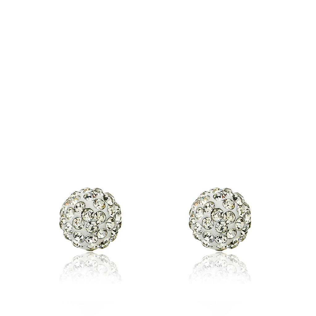 Crystal Ball Stud Earrings