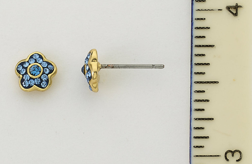 Crystal Flower Earrings