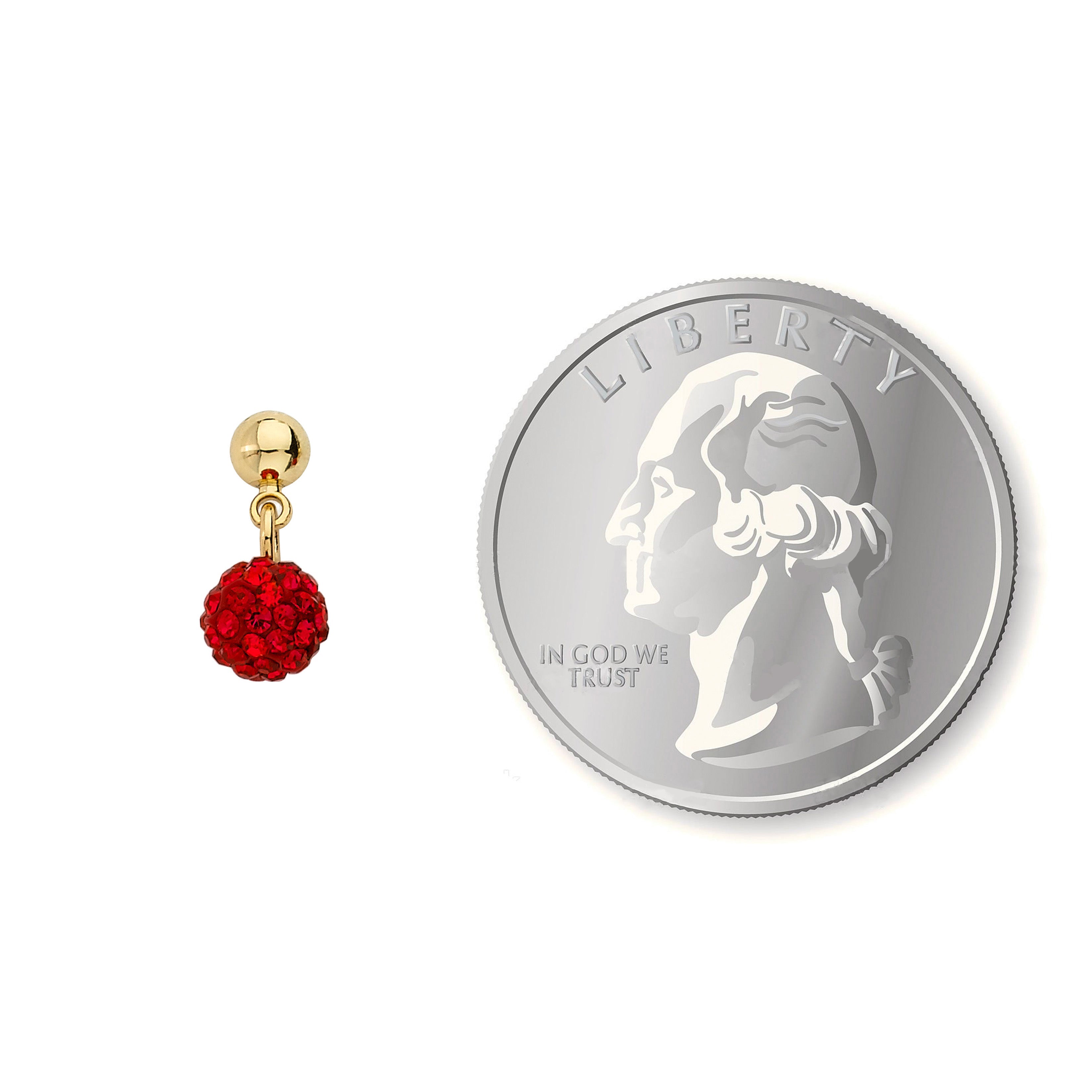 Crystal Ball Earring