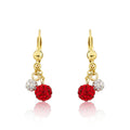Crystal Ball Dangle Earring
