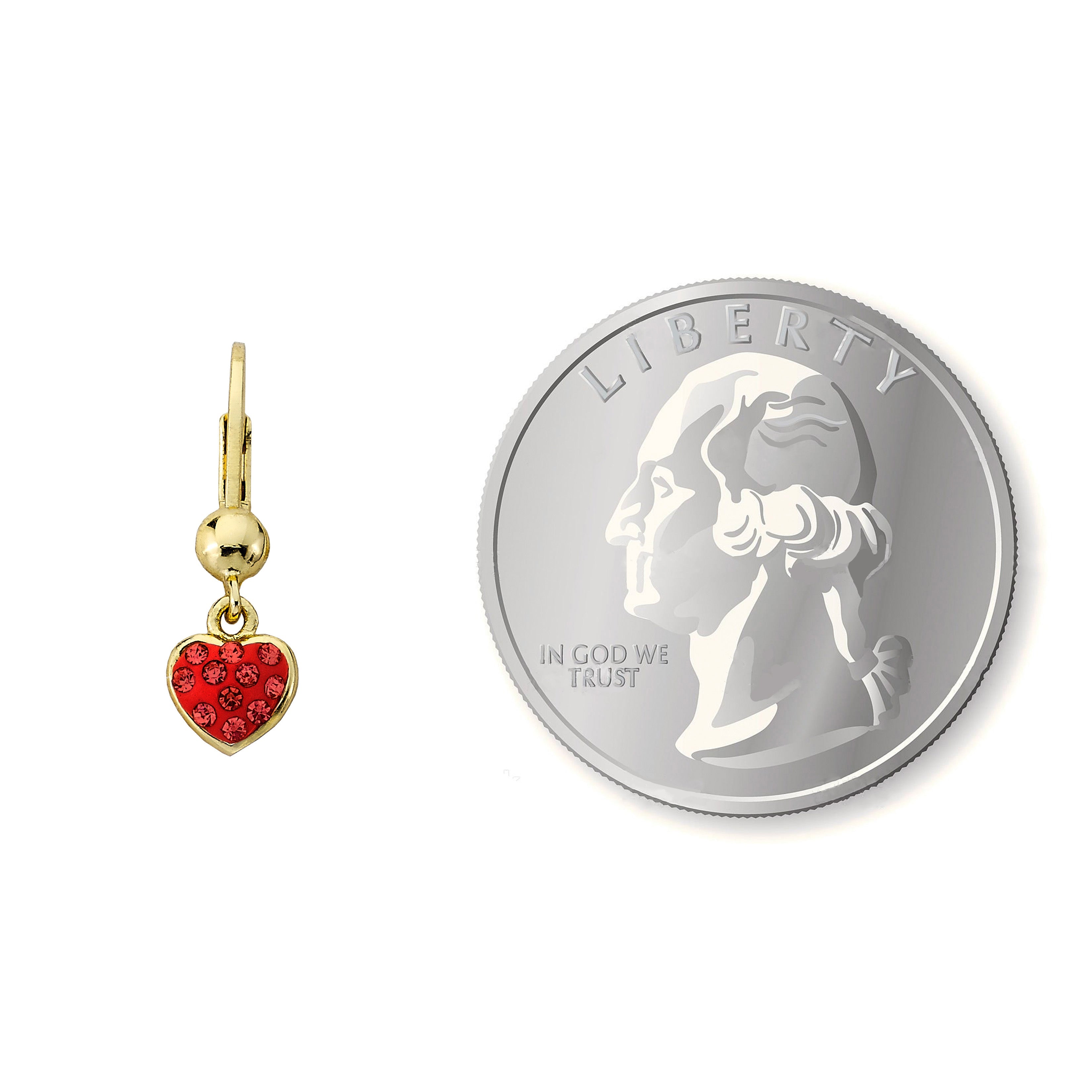 Crystal Heart Earring