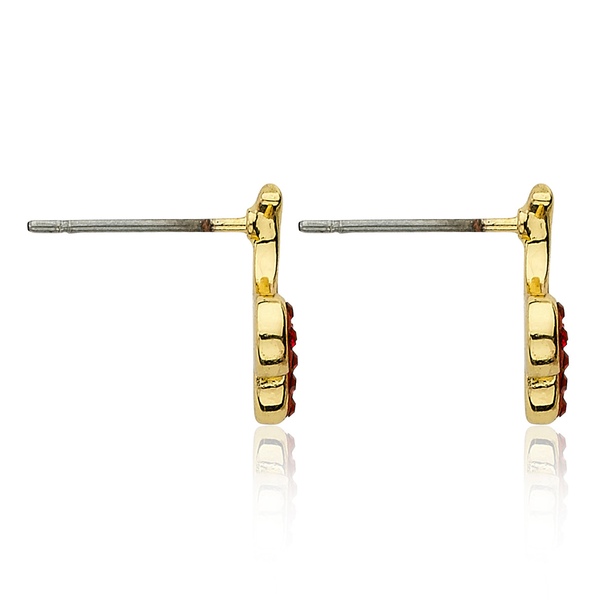 14K Gold Plated CHERRY DELIGHT Cherry Stud Earrings