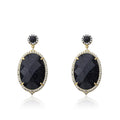 Blue Sand Stone Dangle Earring