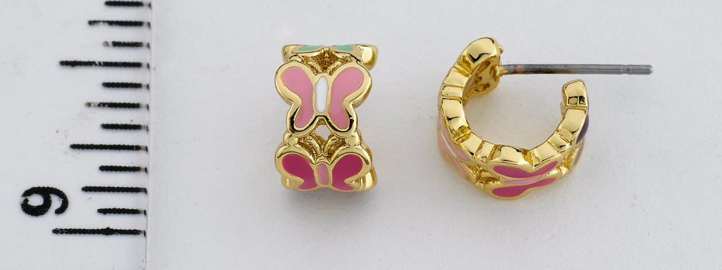 CHARMING TREATS Butterfly Huggy Earring