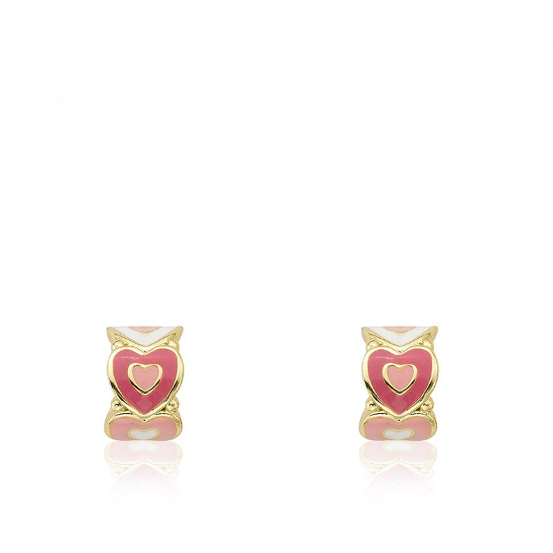 Heart Huggy Earring