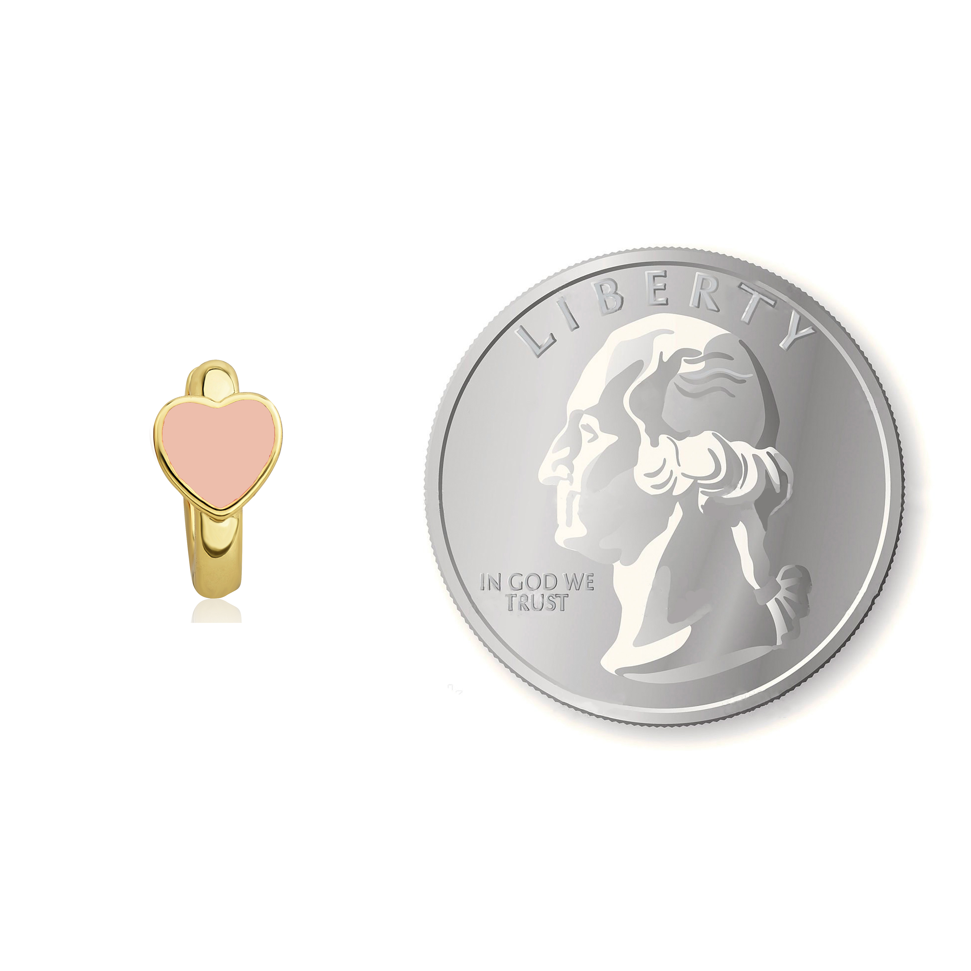 Heart Huggy Earring