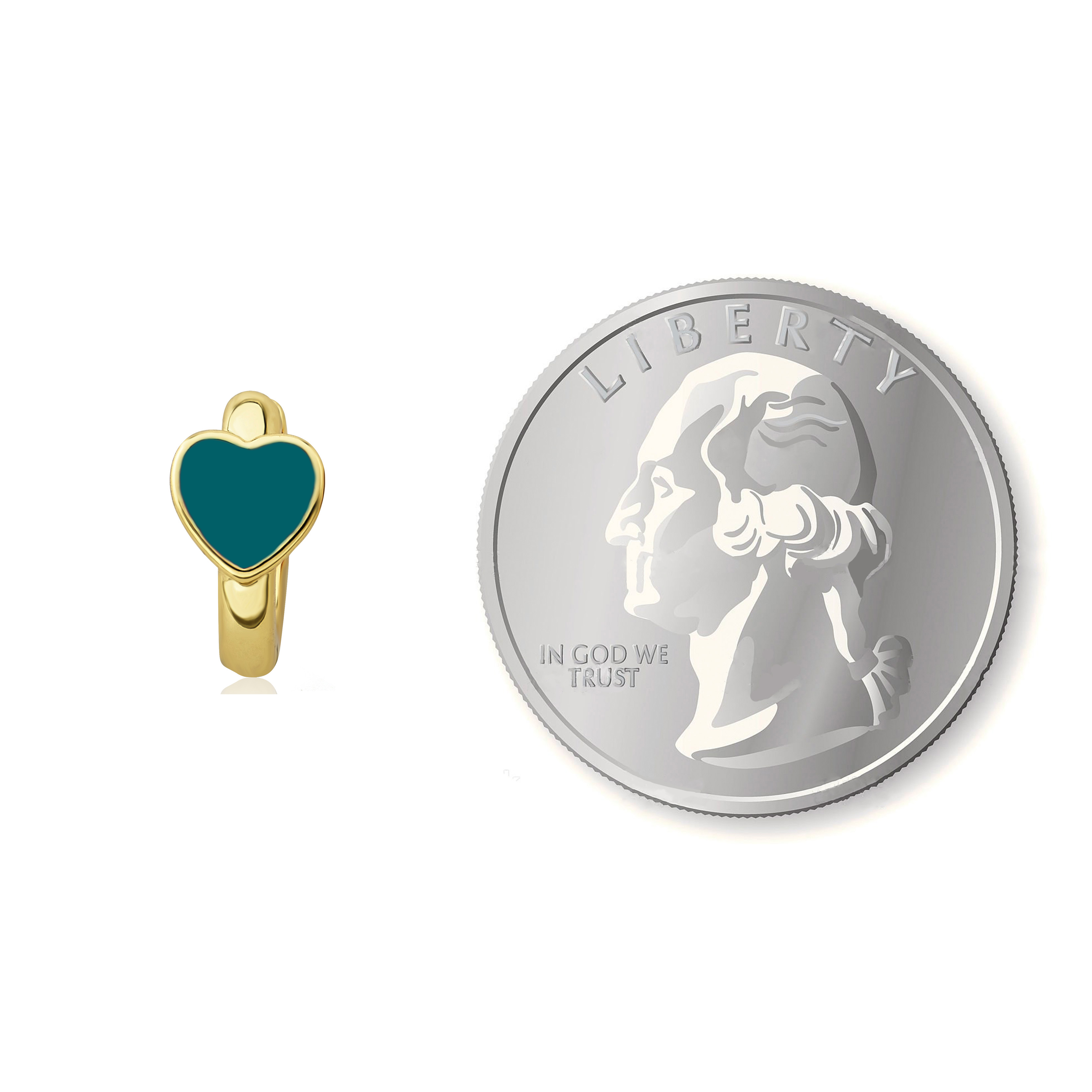 Heart Huggy Earring