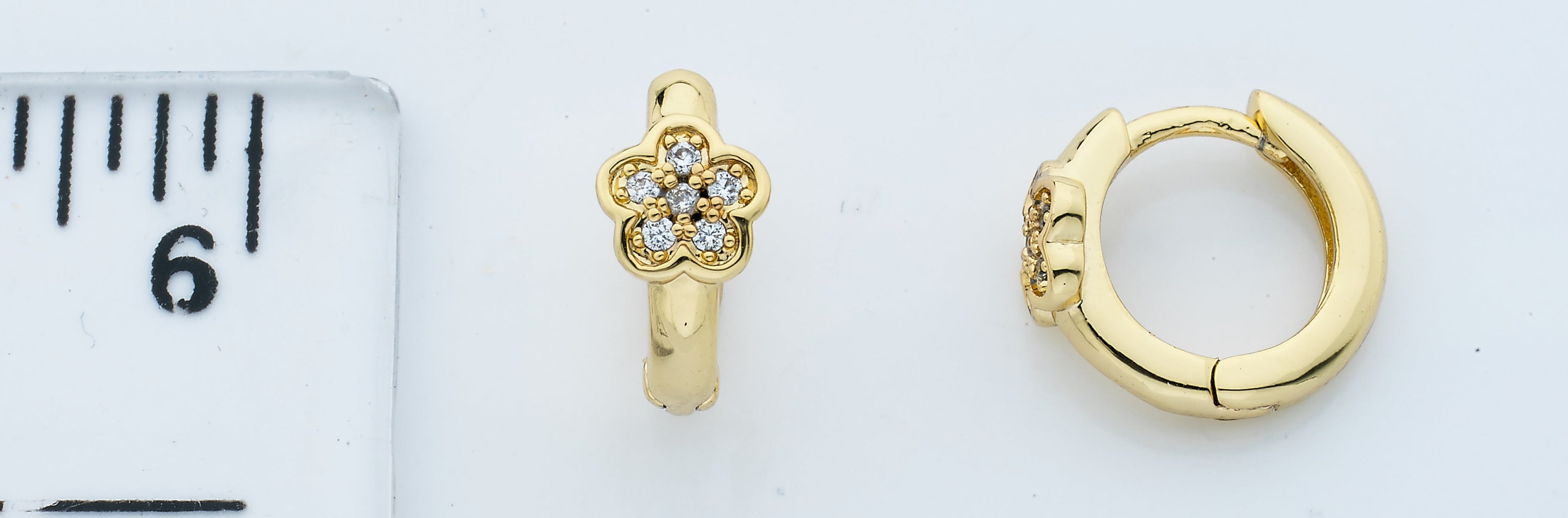 Cz Flower Baby Earring