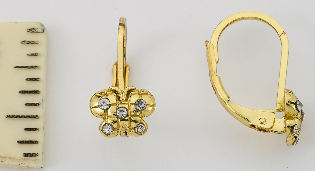 Crystal Butterfly Earring