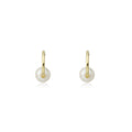 Pearl Slide On Hoop Earring