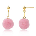 Mileez Pom Pom Dangle Earring