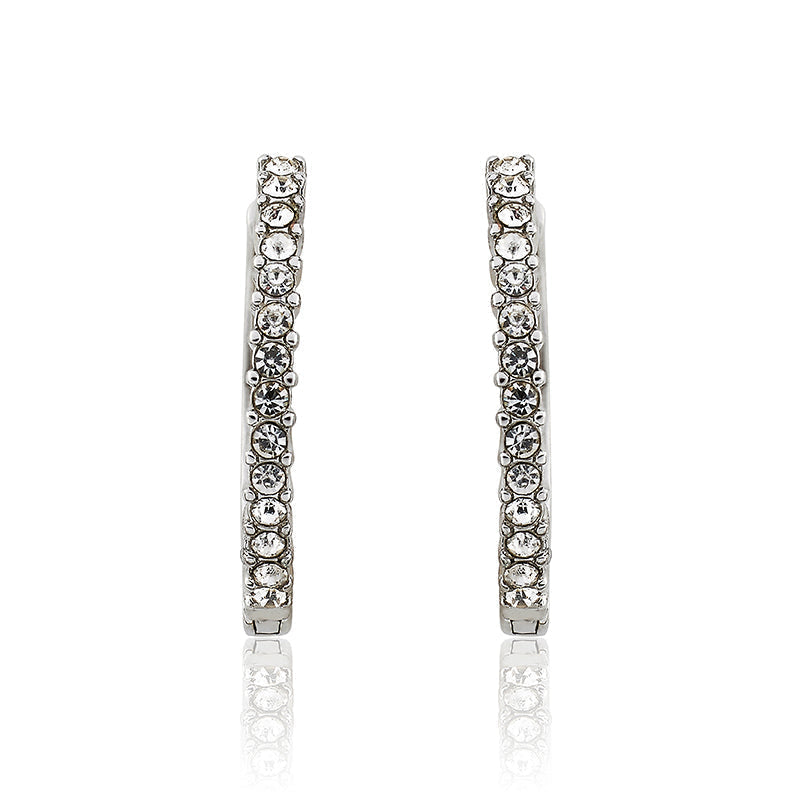 Quarter Size Hoop Earring