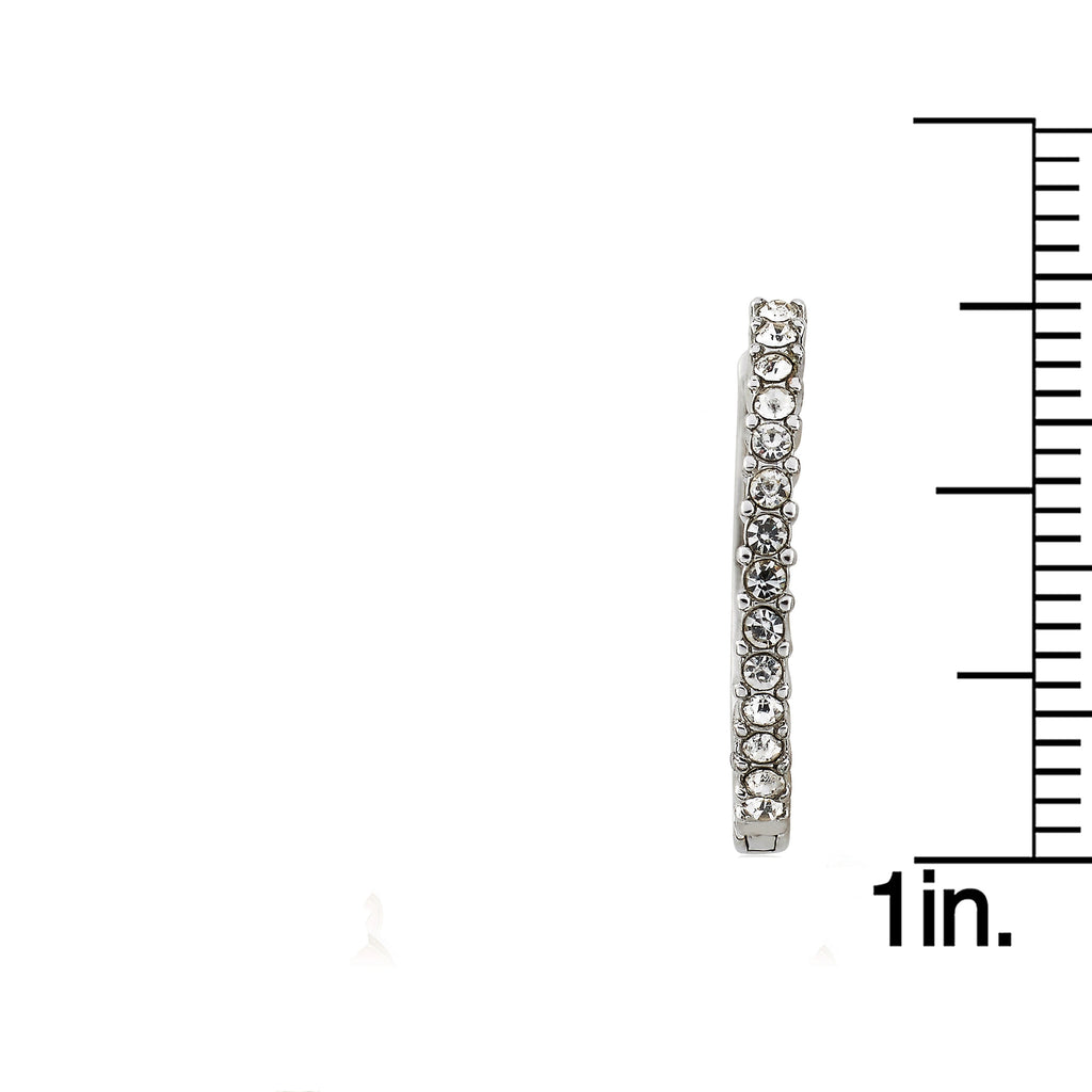 Quarter Size Hoop Earring