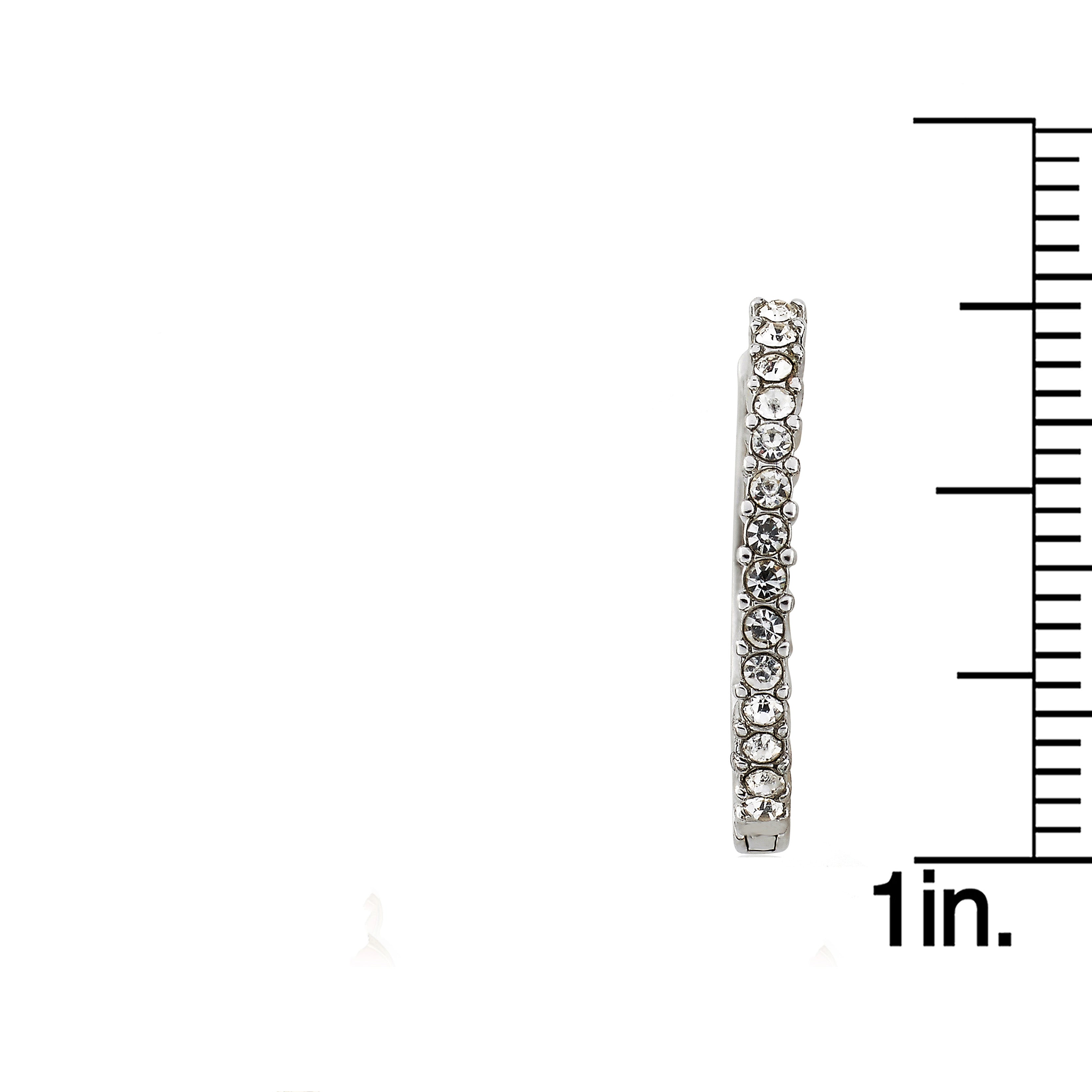 Quarter Size Hoop Earring