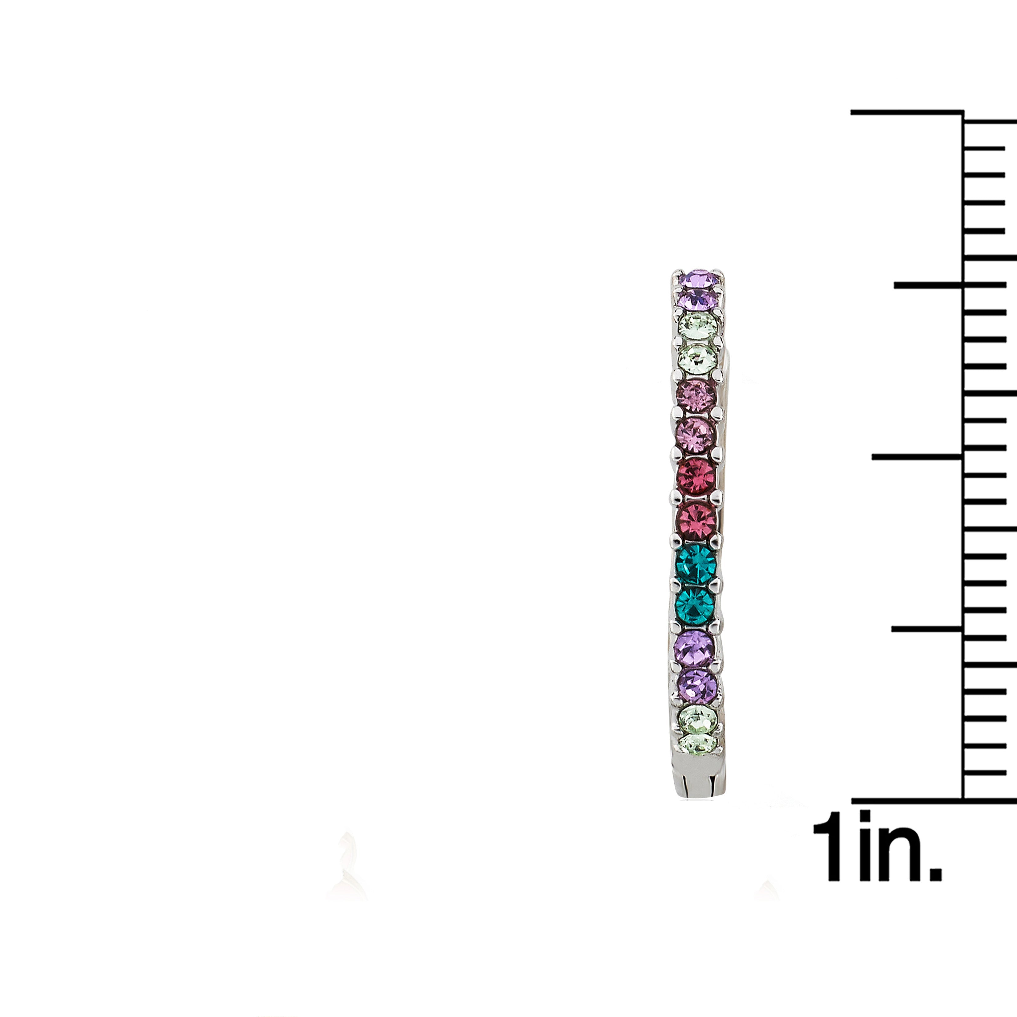 Quarter Size Hoop Earring
