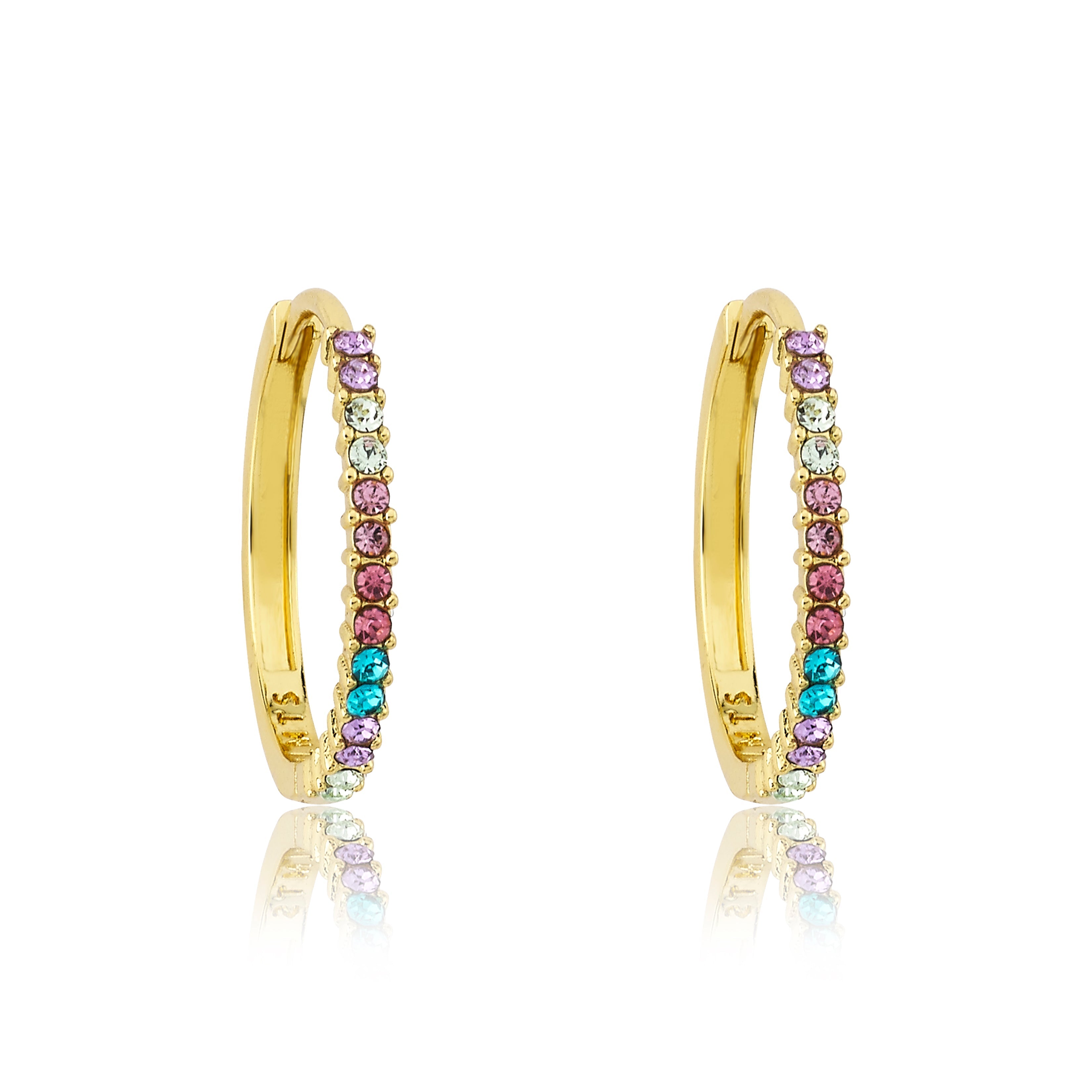 Quarter Size Hoop Earring